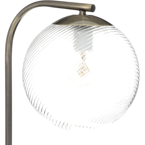 Φωτιστικό Δαπέδου Spitishop E27 Μεταλλικό - Χρυσό Αντικέ image 4