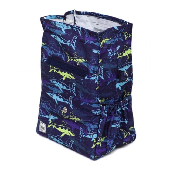 Τσαντάκι Φαγητού The Lunchbags Shark Kids με Μπλε Χερούλια image 5