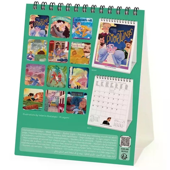 Ημερολόγιο Γραφείου Legami 2026 Book Lovers image 3