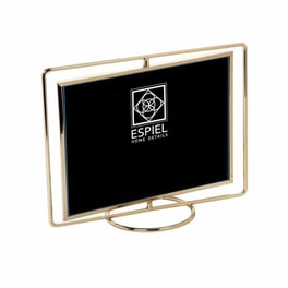 Κορνίζα Espiel Fam308 Μεταλλική 20x15 cm - Χρυσή