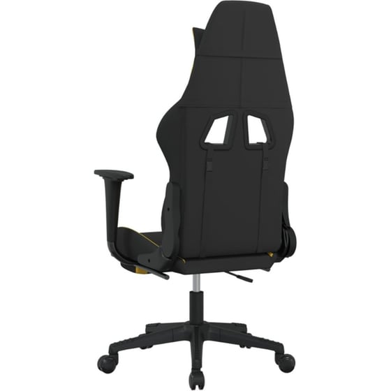 Καρέκλα Gaming VIDAXL 3143746 με Υποπόδιο - Μαύρο image 3