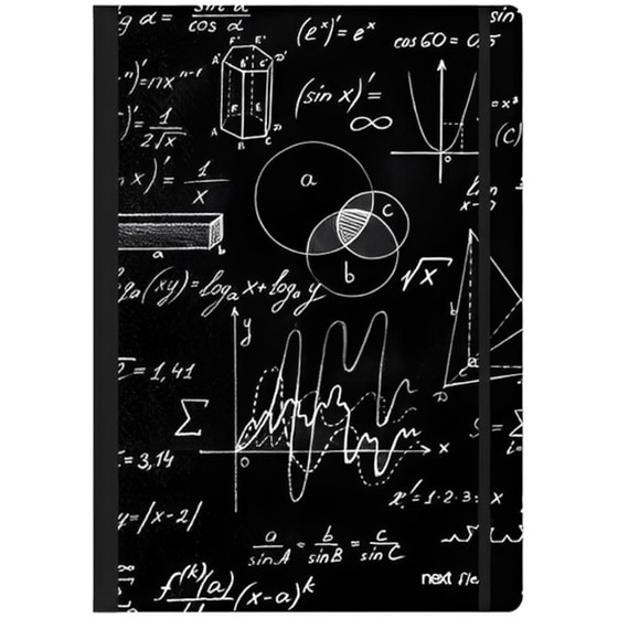 Τετράδιο NEXT Β5 2 Θεμάτων Mathematics Flexi με Λάστιχο (1 Τεμάχιο) image 0