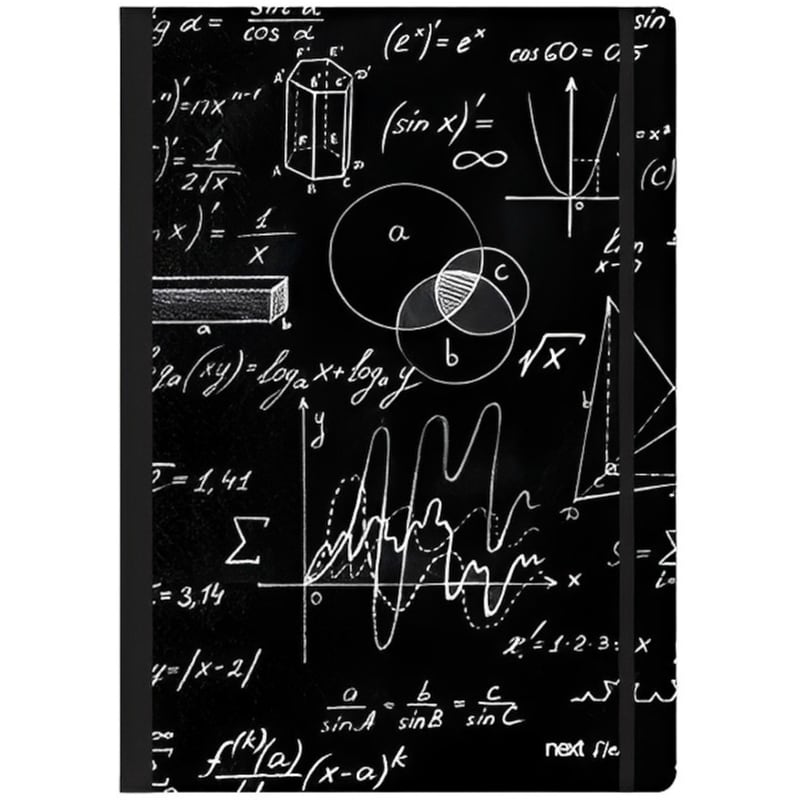 Τετράδιο NEXT Β5 2 Θεμάτων Mathematics Flexi με Λάστιχο (1 Τεμάχιο)