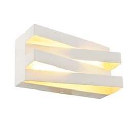 Απλίκα Τοίχου Led Aca από Αλουμίνιο 20x8.5x10.5 cm - Λευκό