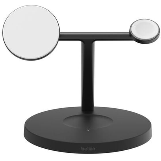 Βάση Φόρτισης Belkin BoostCharge Pro 3-in-1 wireless charging station with Qi2 Multi-Port 15W - Black image 5