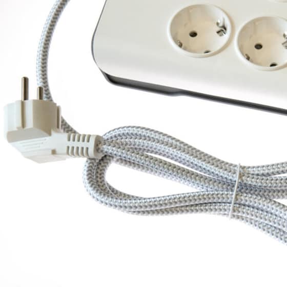 Philips SPN7060WA/GRS 6 Θέσεων με USB 2m - Λευκό image 1