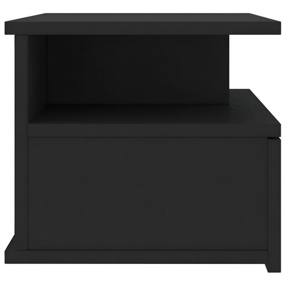 Κομοδίνο Vidaxl Κρεμαστό Από Μοριοσανίδα 40x31x27 cm - Μαύρο image 3