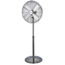 EUROLAMP 147-29082 Ανεμιστήρας Δαπέδου Με Ορθοστάτη Vintage 60W Inox