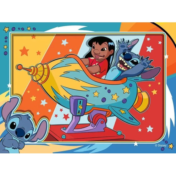 Παιδικό Παζλ Ravensburger Disney: Stitch (12/16/20/24 Κομμάτια) image 2