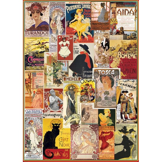 Παζλ Eurographics Theater & Opera Vintage Posters (1000 Κομμάτια) image 2