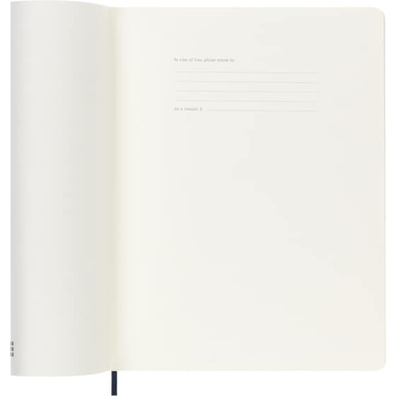 Ημερολόγιο Εβδομαδιαίο Moleskine 2026 12Μ ΧLarge Saphire Blue Soft image 1