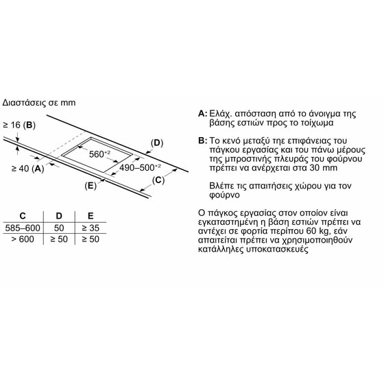 BOSCH PXY63KHC1E 60 cm Μαύρο  Εστία Επαγωγική Αυτόνομη image 10