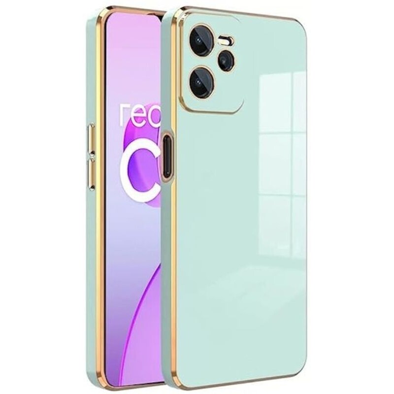 Θήκη Realme C35 - Bodycell Gold Plated - Mint Green