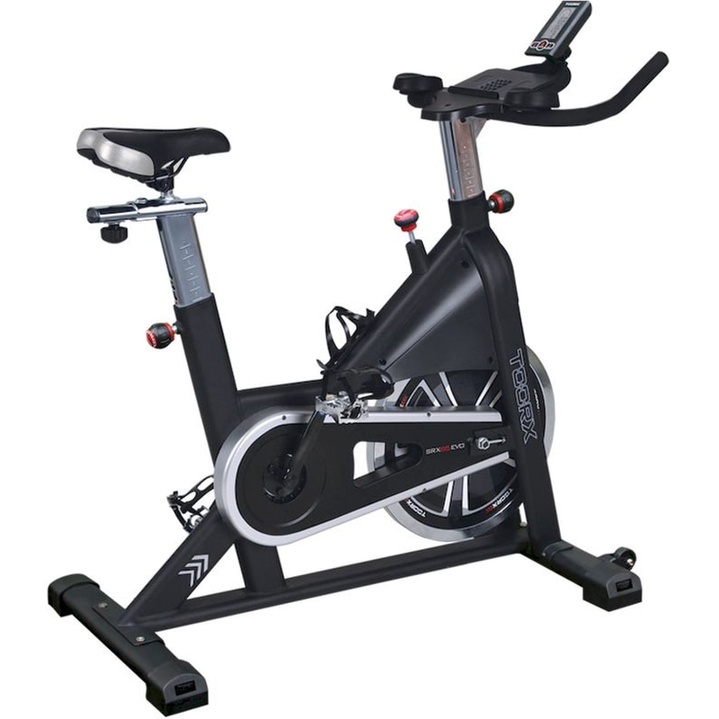 TOORX Spin Bike SRX-65 Evo Ποδήλατο Γυμναστικής Μαύρο-Ασημί