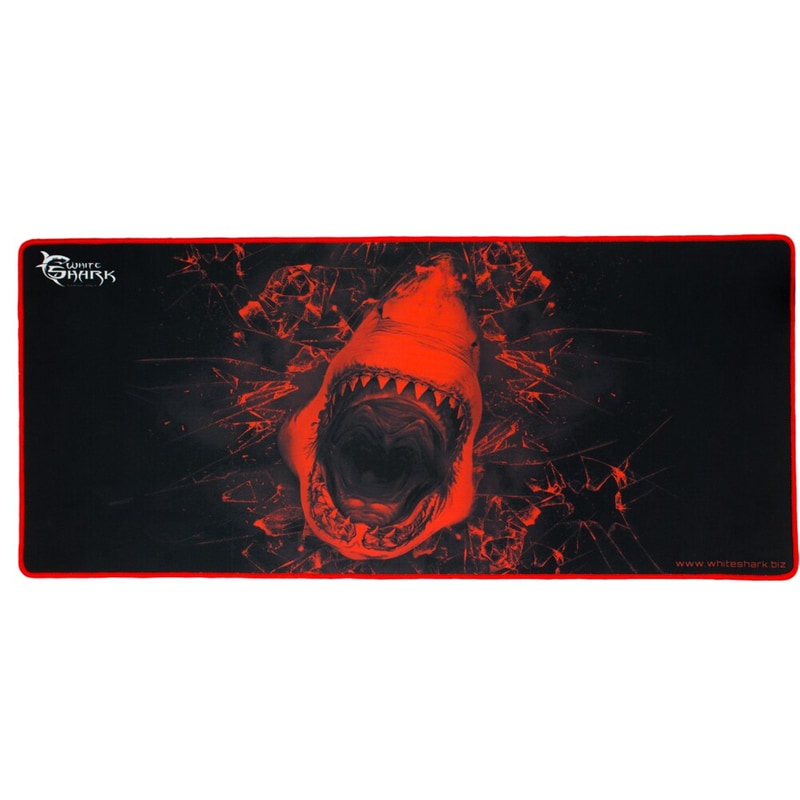 White Shark Skywalker XL - Gaming Mousepad Μαύρο/Κόκκινο