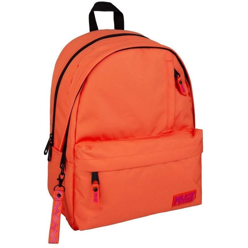 Τσάντα Πλάτης Must Team Monochrome Classic Πορτοκαλί με Ροζ 25L