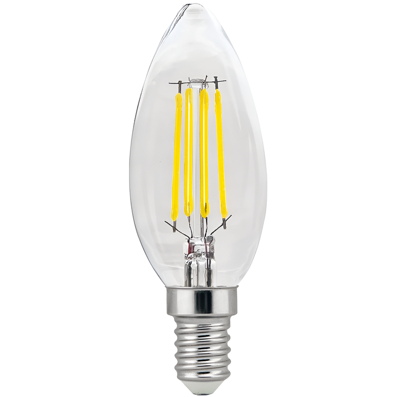 E-DAMIANAKIS Λαμπτήρας Filament LED Vito E14 C35 6w 4000K - Φυσικό Λευκό