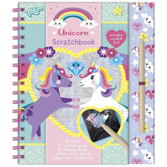 Scratch Book Totum Unicorn image 0