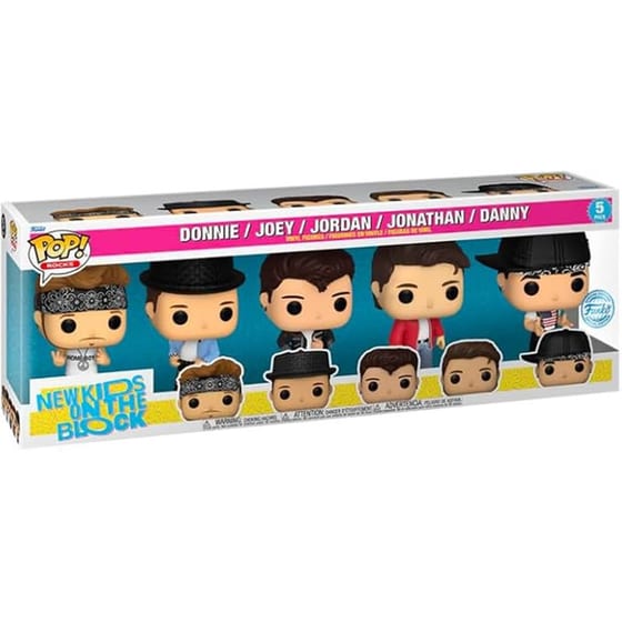 Funko Pop! Rocks - New Kids on the Block - Donnie/Joey/Jordan/Jonathan/Danny 5-pack image 1