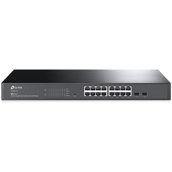 TP-Link TL-SG2218 Network Switch Managed JetStream L2/L2+ Gigabit Ethernet (1000 Mbps) 16-Port 1U image 0