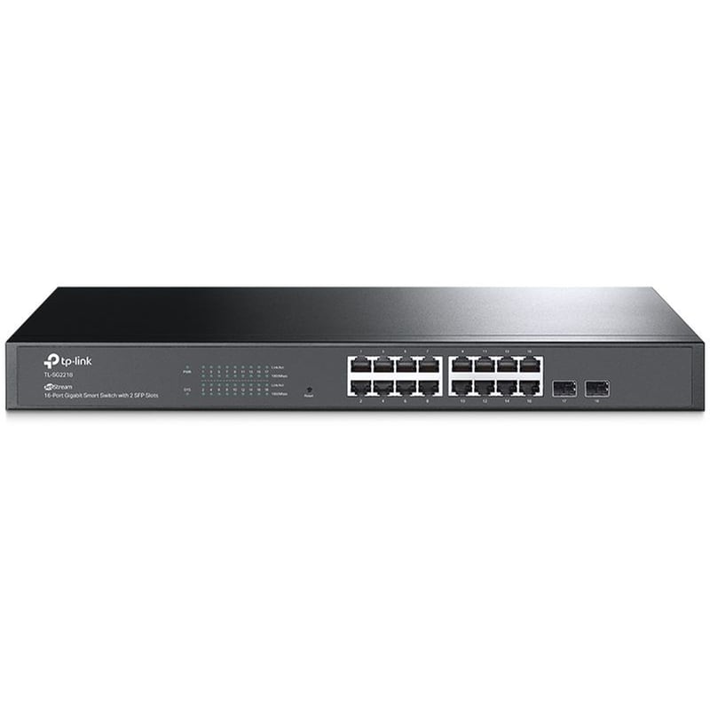 TP-Link TL-SG2218 Network Switch Managed JetStream L2/L2+ Gigabit Ethernet (1000 Mbps) 16-Port 1U