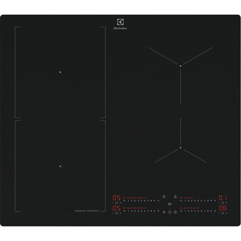 ELECTROLUX ELECTROLUX EIS62453IZ SenseBoil 58 cm Μαύρο Εστία Επαγωγική Αυτόνομη