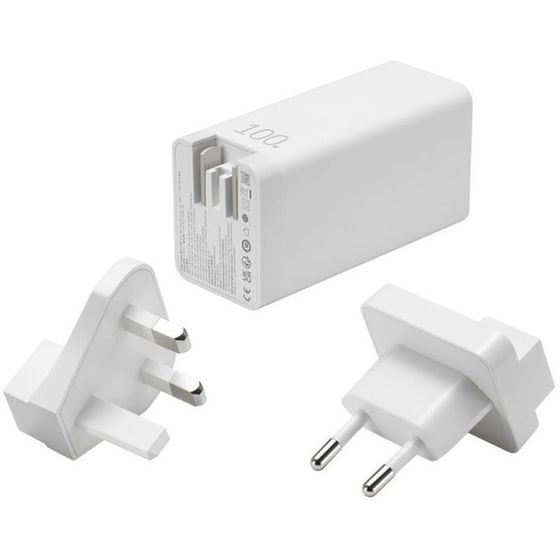 Φορτιστής Πρίζας Asus AC100-02 1x USB-A/ 2x USB-C 100W - Λευκό image 1