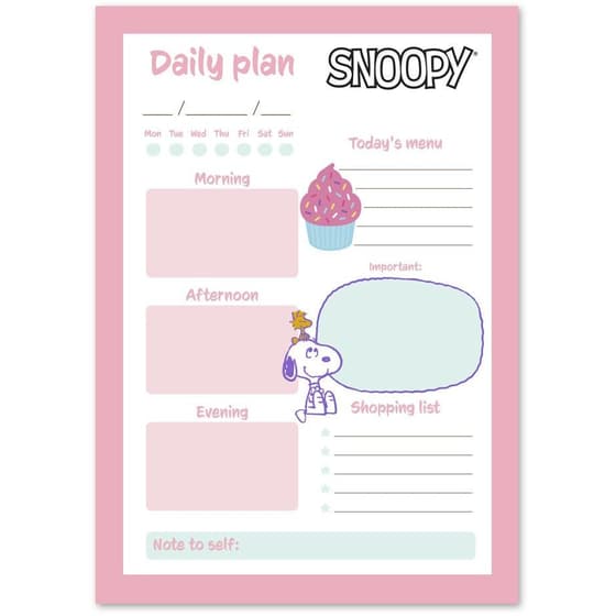 Ημερολόγιο Πλάνο Erik To Do List Α5 Snoopy 2 image 0