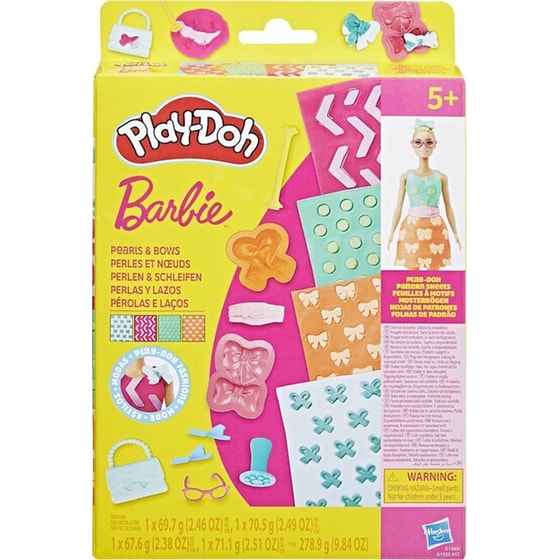 Hasbro Play-Doh Barbie Designer Patterns 3 Σχέδια 4 Τμχ - Τυχαία Επιλογή Σχεδίου (G13555) image 3