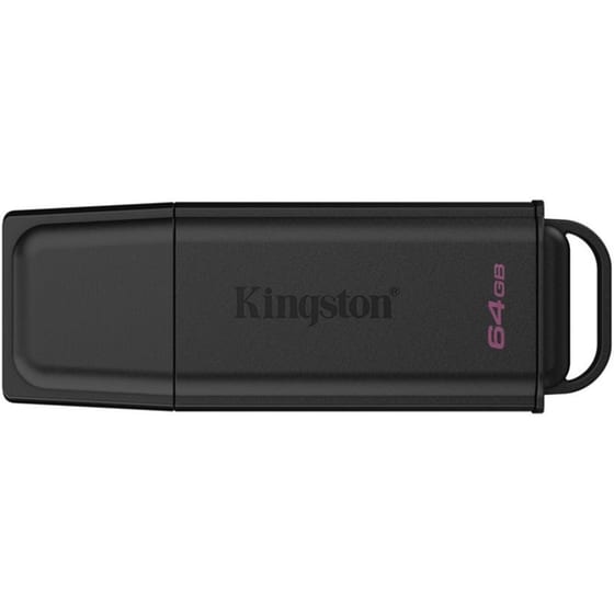 Kingston Technology DataTraveler 64GB Portable USB 3.2 Gen 1 Exodia Μαύρο image 0