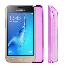 Θήκη Samsung Galaxy J1 2016 - Volte-Tel Slimcolor TPU - Διάφανο Ροζ