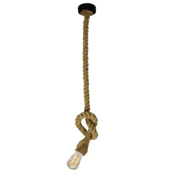 Φωτιστικό Οροφής Μονόφωτο Χατζηκοντίδης C10 Rop 2 Μεταλλικό - Φυσικό image 0