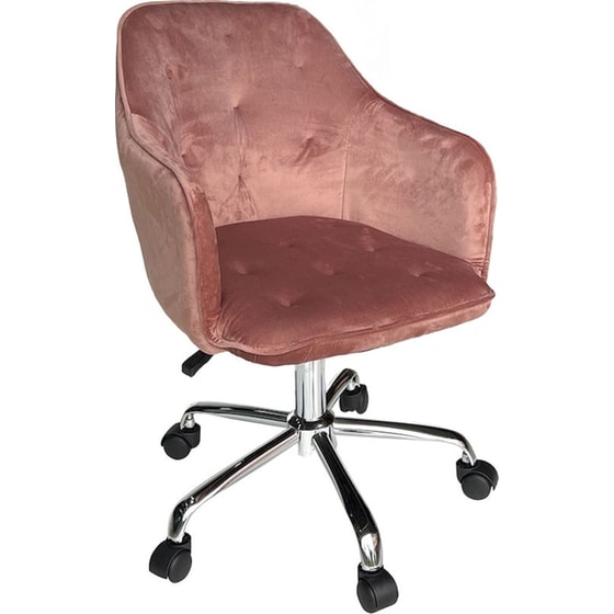 Πολυθρόνα Γραφείου ArteLibre Oxley Βελούδινη - Σάπιο Μήλο image 0