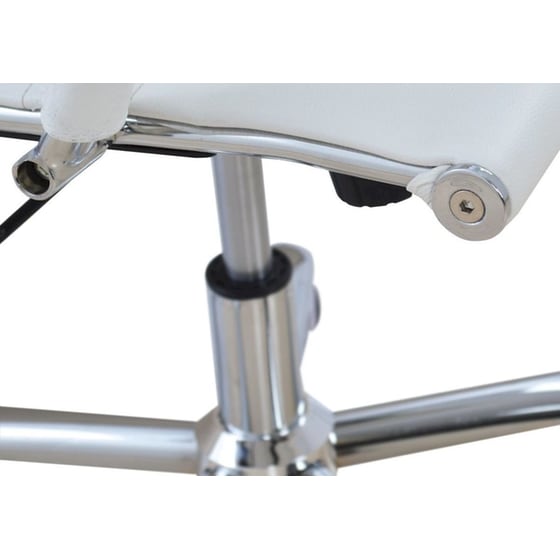 Καρέκλα Γραφείου ArteLibre Διώνη από Δερματίνη - Λευκή image 7