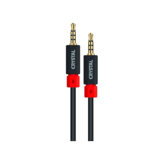 CABLE CRYSTAL AUDIO STEREO JAK3.5MM 1,8M image 0