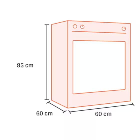 BOSCH HKR390020 66 Lt Λευκό Ηλεκτρική Κουζίνα Κεραμική image 2