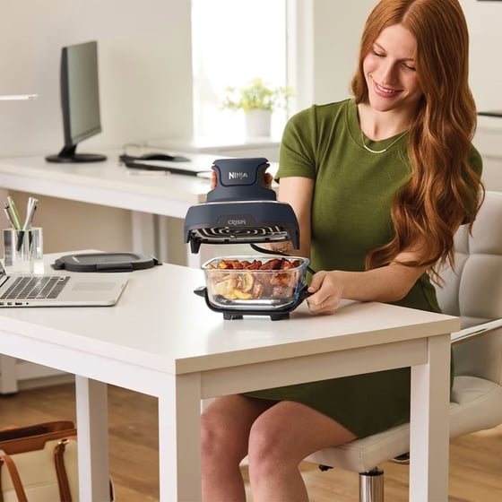 NINJA FN101EUGY με Καπάκι 3.8 L 1700 W Μπλε Φριτέζα Αέρος image 3