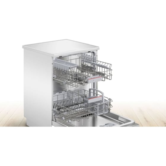 BOSCH SMS4HTW00E για 13 Σερβίτσια Λευκό Πλυντήριο Πιάτων image 5