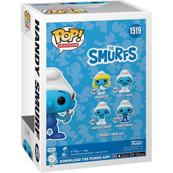 Funko Pop! Television - The Smurfs - Handy Smurf #1519 image 2
