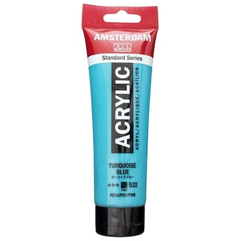 AMSTERDAM Amsterdam Acrylic 120ml N.522 Turquoise Blue