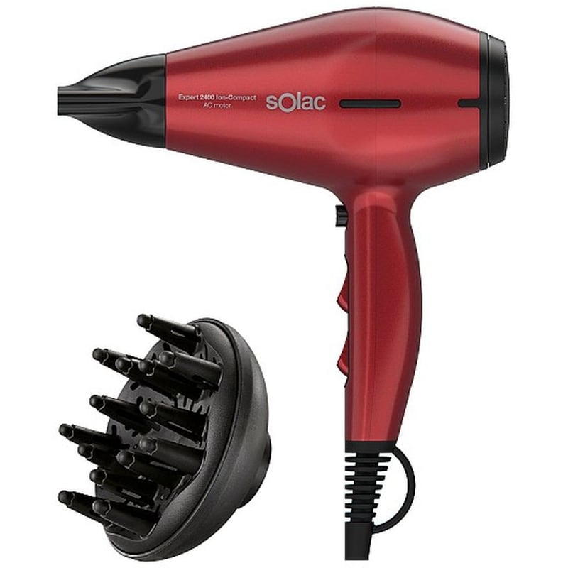 SOLAC Σεσουάρ Μαλλιών Solac SP7154 Κόκκινο