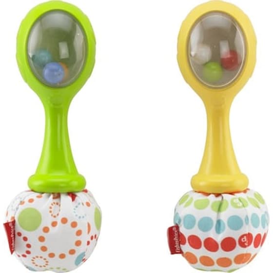 Fisher Price Σετ Κουδουνίστρες Rattle’n Rock Maracas(BLT33) image 1