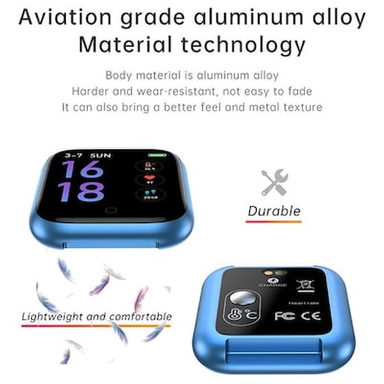 Smartwatch T80s 40mm - Μπλε image 1