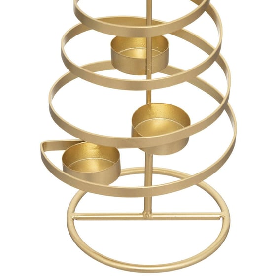 Χριστουγεννιάτικο Κηροπήγιο για Ρεσώ SpitiShop Golden Tree image 1