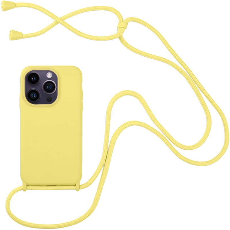 MY COLORS Θήκη Apple iPhone 14 Pro - My Colors CarryHang Strap - Κίτρινο