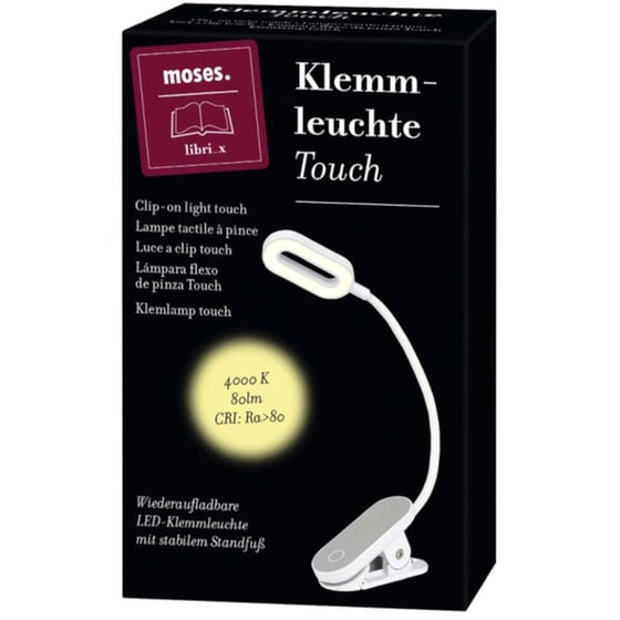 Φως Ανάγνωσης Moses Led Usb Άσπρο Touch image 0