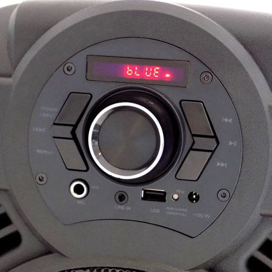 Party Speaker Akai ABTS-808L 10W Karaoke με Ασύρματo Μικρόφωνo - Μαύρο image 10