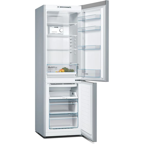 BOSCH KGN36NLEA Full No Frost 305 Lt Metal Look Ψυγειοκαταψύκτης image 2