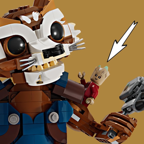 LEGO® Marvel Rocket & Baby Groot (76282) image 7