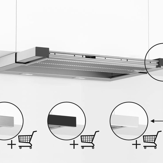 BOSCH DFR067T51 60 cm Inox Απορροφητήρας Συρόμενος image 3